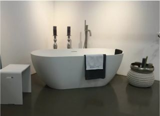 Ванна из искусственного камня Riho Bilbao B118001105 170x70см белый